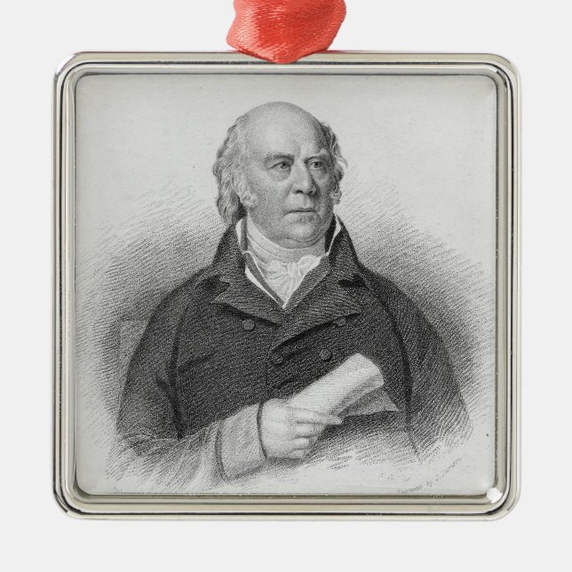 William-Scharfes, graviert von J. Thomson Ornament Aus Metall (Vorne)