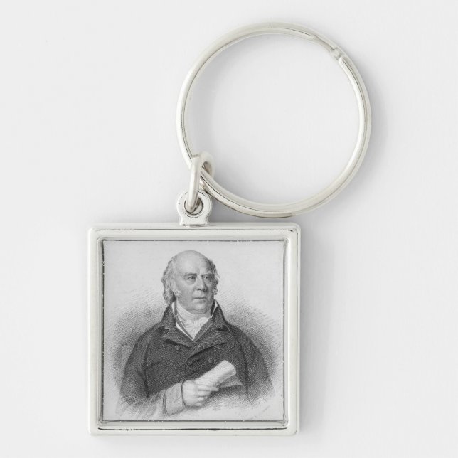 William-Scharfes, graviert von J. Thomson Schlüsselanhänger (Vorne)