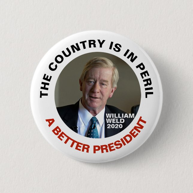 William-Schweißung ein besserer Präsident Button (Vorderseite)