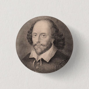 William Shakespeare Button