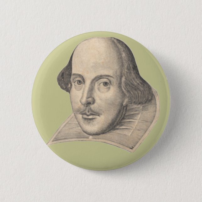 William Shakespeare Button (Vorderseite)