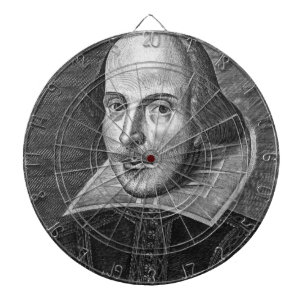 William Shakespeare Dartscheibe