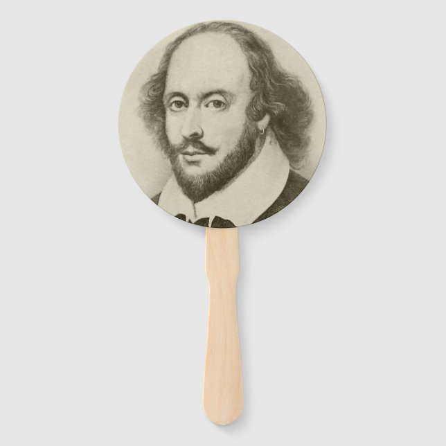 William Shakespeare, der Barfan Fächer (Rückseite)
