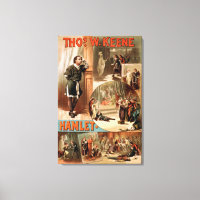 William Shakespeare "Hamlet" Theater Poster