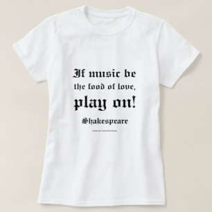 William Shakespeare Liebe Zitat L3 T-Shirt