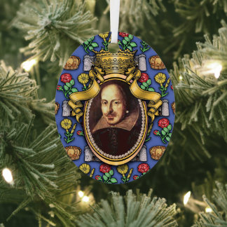 William Shakespeare Metal Ornament Aus Metall
