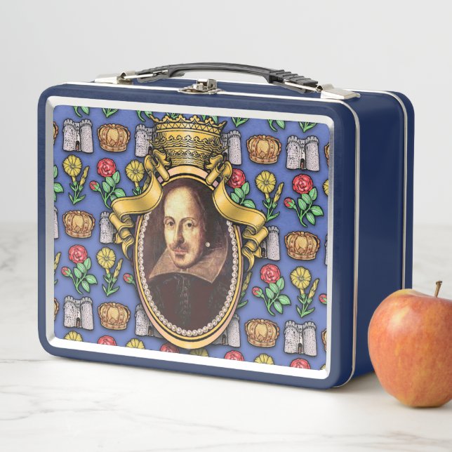 William Shakespeare Metall Lunch Box (Beispiel)