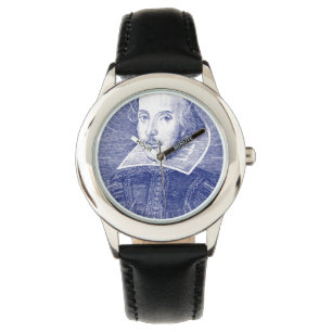 William Shakespeare Portrait from First Folio Armbanduhr