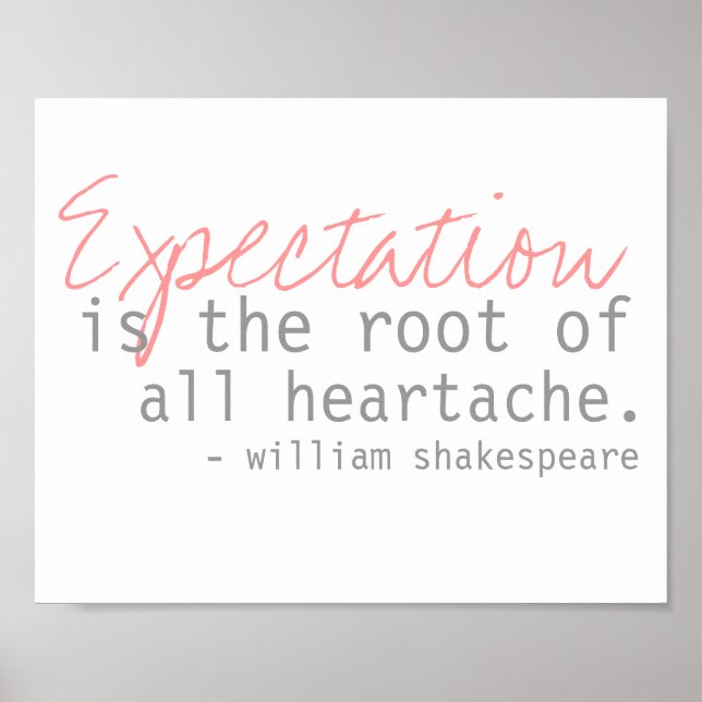 william shakespeare quote poster (Vorne)