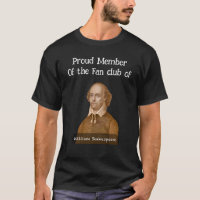 William Shakespeare t-shirt fan club