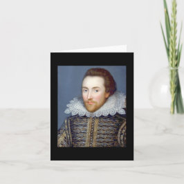 William Shakespeare Theme Note Card Karte