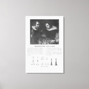 William Shakespeare und Ben Jonson Leinwanddruck