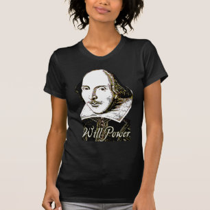 William Shakespeare wird Power-T-Shirt T-Shirt