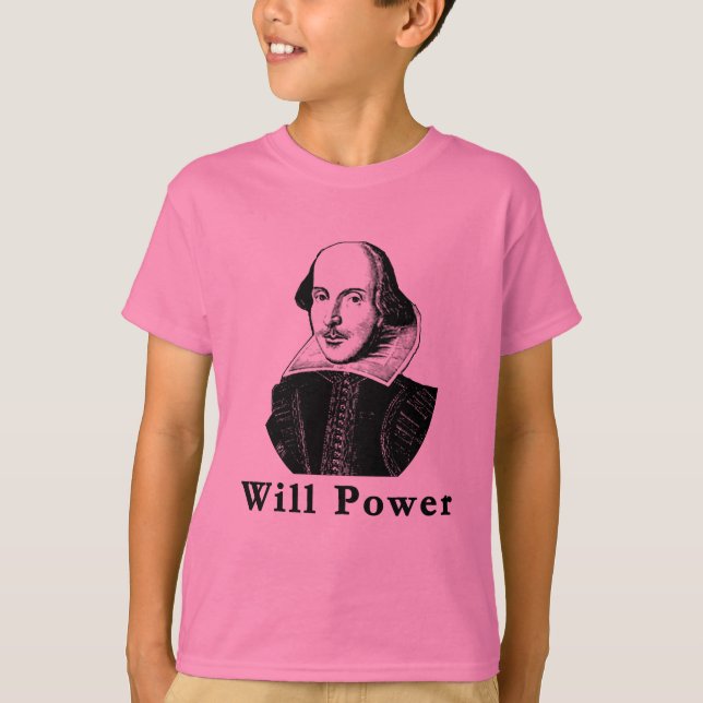 William Shakespeare WIRD POWER T-Shirts (Vorderseite)