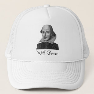 William Shakespeare wird Power Truckerkappe