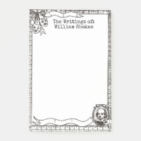 William Shakespeare Zeichne Post-it®-Anmerkungen 4
