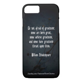 William Shakespeare Zitat - Groß iPhone 8/7 Hülle