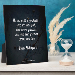 William Shakespeare Zitat - Groß Fotoplatte