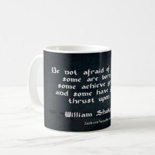 William Shakespeare Zitat Kaffeetasse