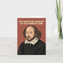 William Shakespeare Zitat Karte