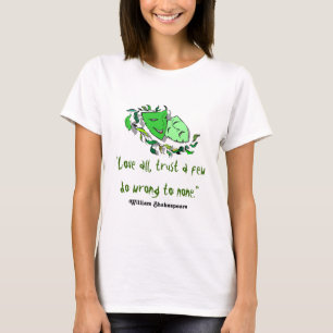 William- Shakespearealle Liebe vertrauen, dass T-Shirt