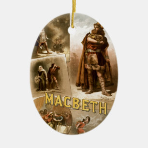 William Shakespeares Macbeth Keramik Ornament