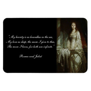William Shakespeares Romeo- und Julietzitat Magnet