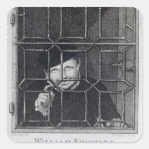 William Sommers, graviert von R. Clamp, 1794 Quadratischer Aufkleber