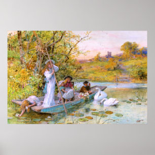 William Stephen Coleman: Das Bootfahren Poster