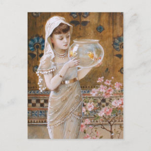 William Stephen Coleman: Die Goldfischschüssel Postkarte