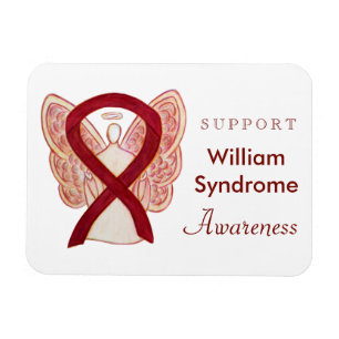 William-Syndrom-Bewusstseins-Schleifen-Kühlschrank Magnet