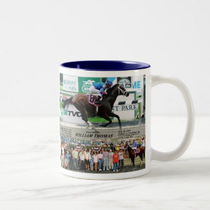 William T. 5-30-09 hoch Zweifarbige Tasse