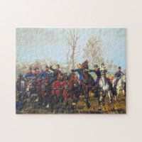 William T Trego 1887 zivil War Battle Scene