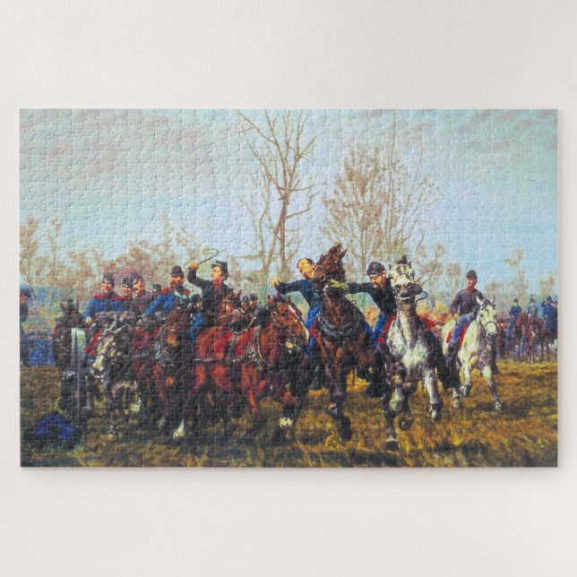 William T Trego 1887 zivil War Battle Scene (Horizontal)