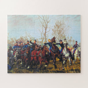 William T Trego 1887 zivil War Battle Scene