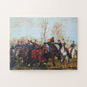 William T Trego 1887 zivil War Battle Scene