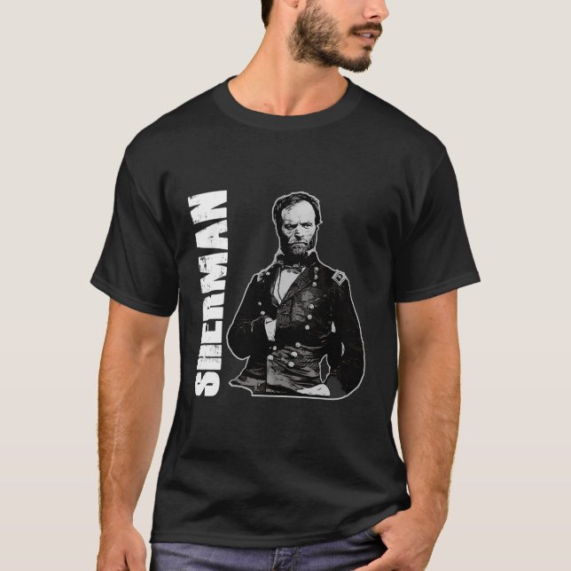 William Tecumseh Sherman Portrait General Sherman T-Shirt (Vorderseite)