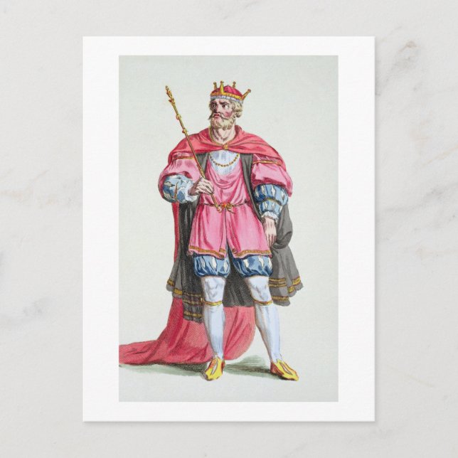 William the Conqueror (1027-87), von 'Receuil des Postkarte (Vorderseite)