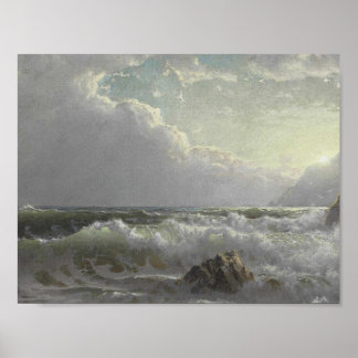 William Trost Richards (1833-1905) , Off the Coast Poster
