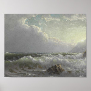 William Trost Richards (1833-1905), vor der Küste Poster