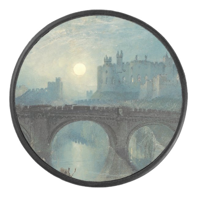 William Turner Alnwick Castle Eishockey Puck (Vorderseite)
