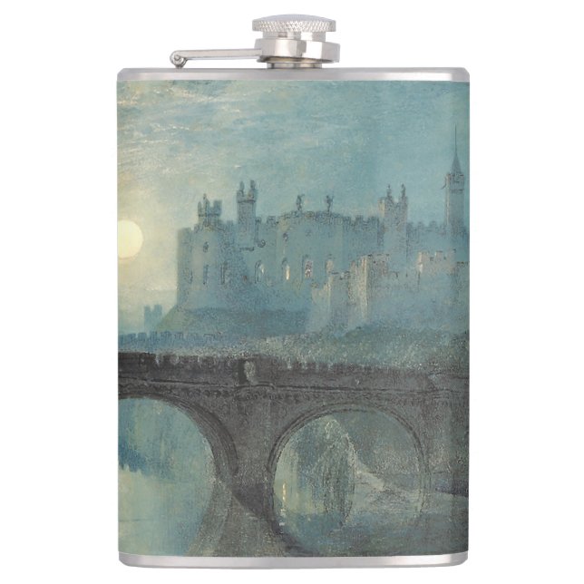 William Turner Alnwick Castle Flachmann (Vorderseite)