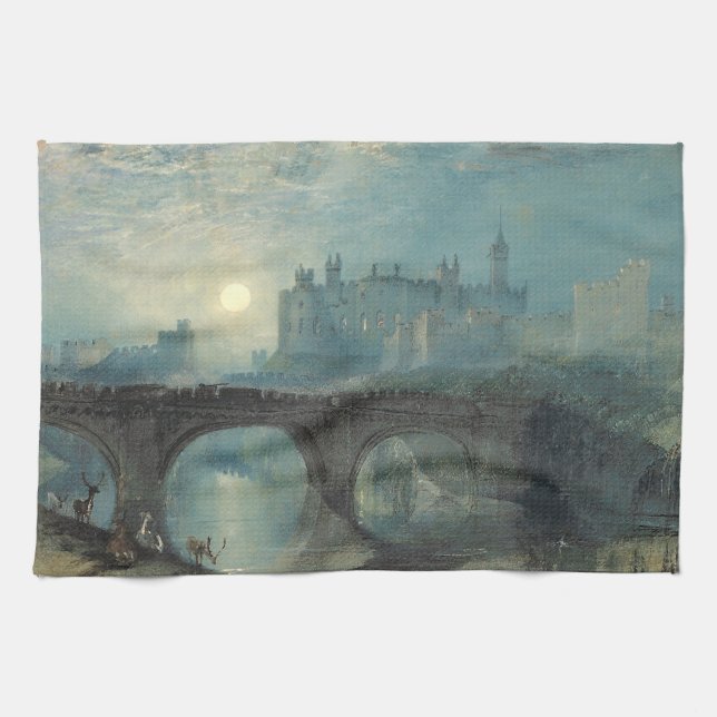 William Turner Alnwick Castle Geschirrtuch (Horizontal)