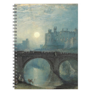 William Turner Alnwick Castle Notizblock