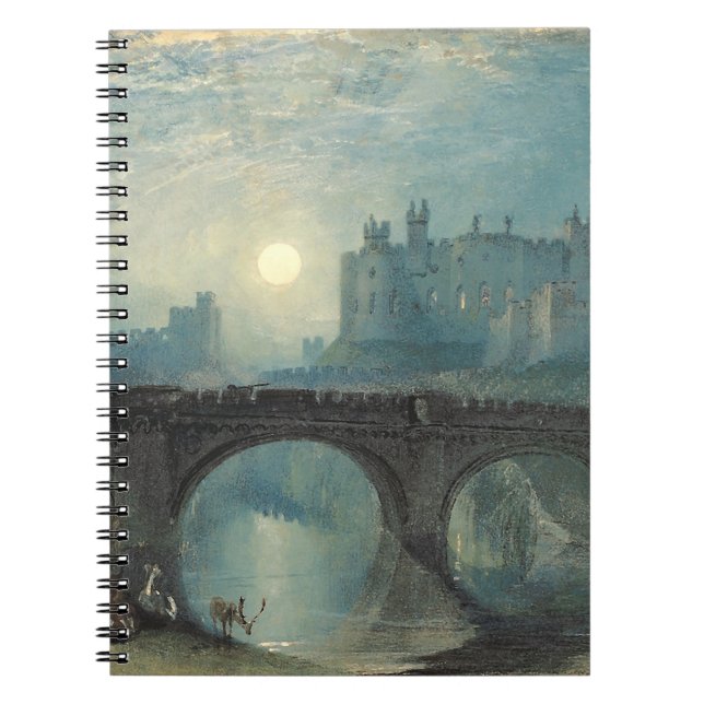 William Turner Alnwick Castle Notizblock (Vorderseite)