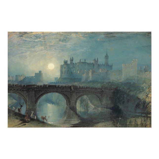 William Turner Alnwick Castle Poster (Vorderseite)