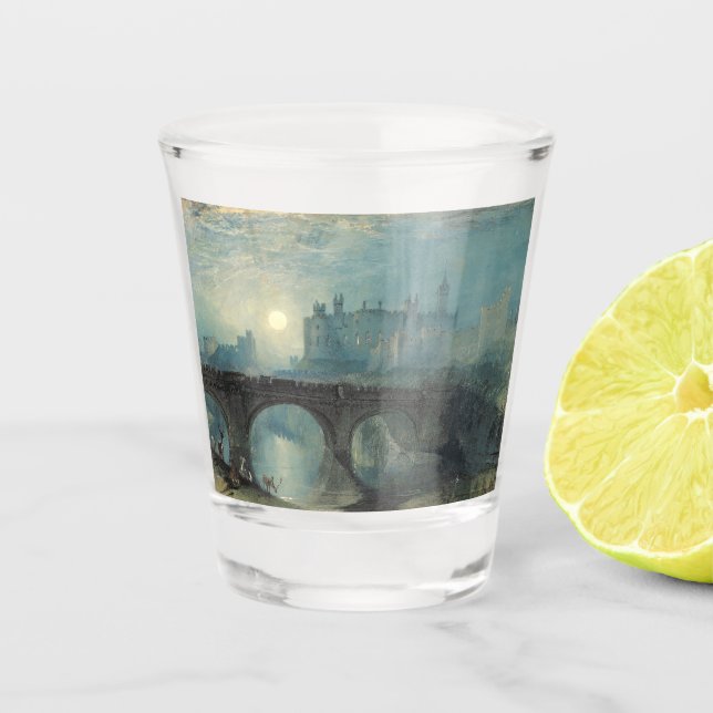 William Turner Alnwick Castle Schnapsglas (Vorderseite)