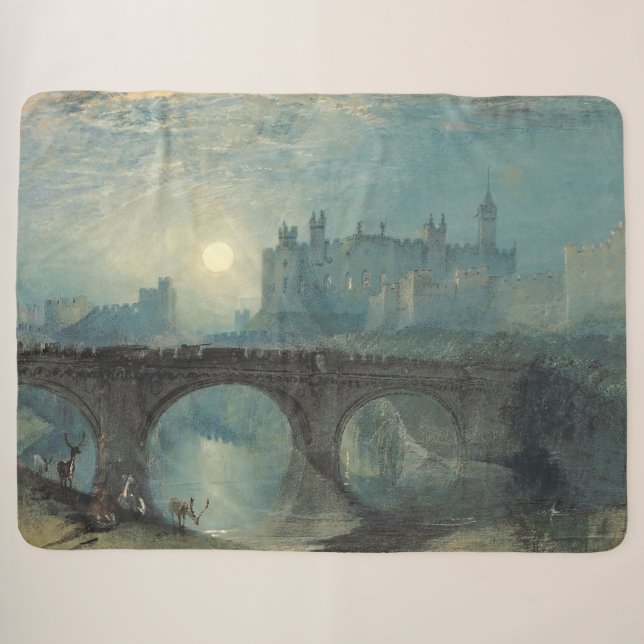 William Turner Alnwick Castle Sherpadecke (Vorderseite (Horizontal))