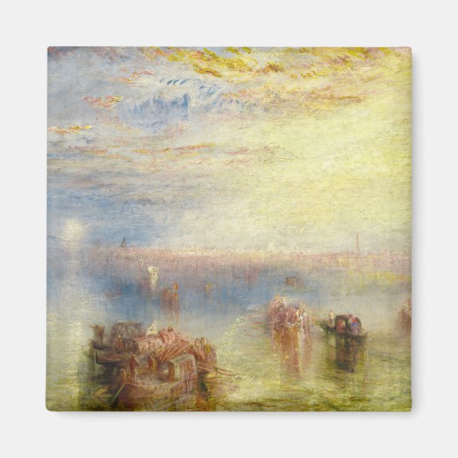 William Turner - Annäherung an Venedig Magnet (Vorne)