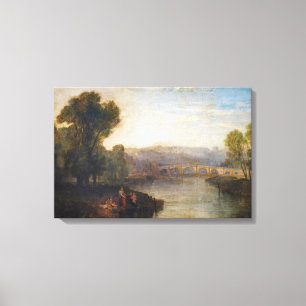 William Turner - Ansicht von Richmond Hill und Brü Leinwanddruck
